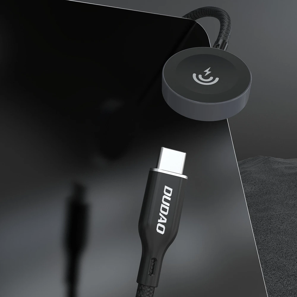 Dudao A12C belaidis įkroviklis skirtas Apple Watch 1.2m – juodos spalvos