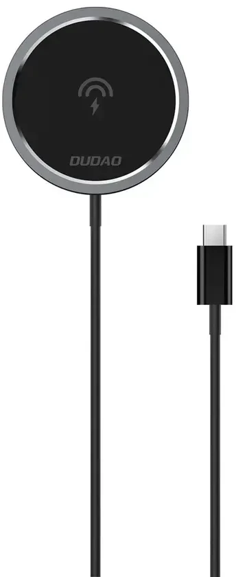 Dudao A12XS 15W belaidis įkroviklis, suderinamas su „MagSafe“ - Juodas