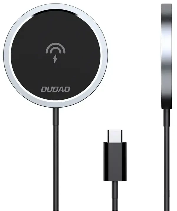 Dudao A12XS 15W belaidis įkroviklis, suderinamas su „MagSafe“ - Juodas