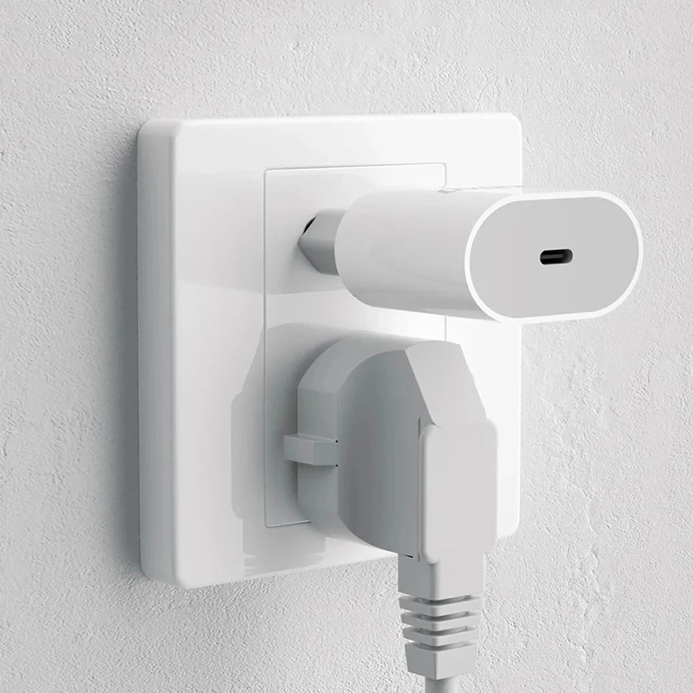 Dudao 20W USB-C sieninis įkroviklis – baltas