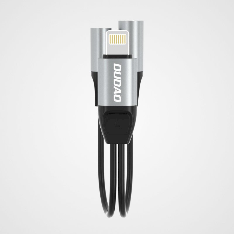 Hq Audio adapteris Dudao L17i iš "lightning" į (1x3,5mm; 1x lightning)