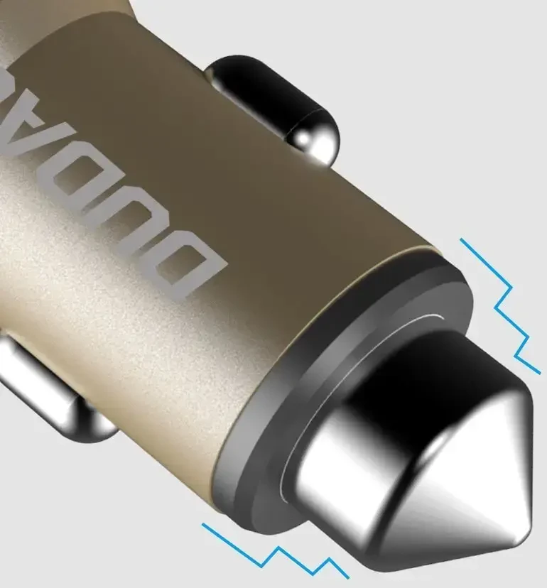 Dudao automobilinis įkroviklis | 15.5W | USB-A | juodas