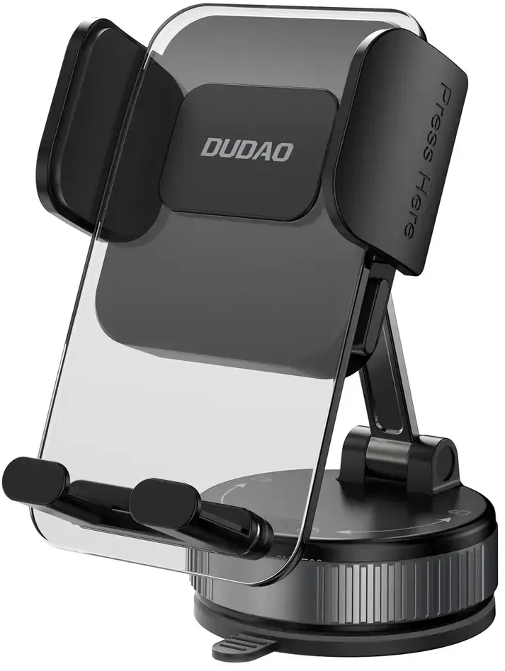 Dudao F24PLUS automobilio laikiklis su siurbtuku, skirtas prietaisų skydeliui – juodas