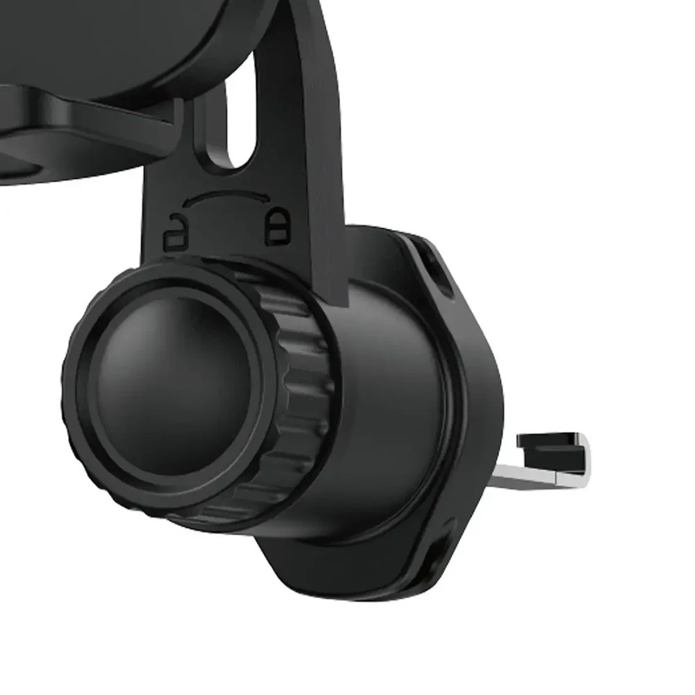 Dudao F2N smartphone holder for 360° air vent – juodos spalvos