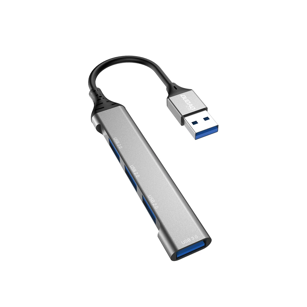 Dudao A16B USB šakotuvas su keturiomis jungtimis