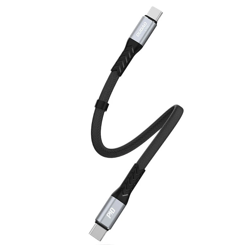 USB-C į USB-C Dudao 100 W PD 0.23 m laidas (juodas)