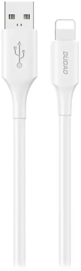 Dudao L2sL USB-A - Lightning 6A kabelis 1.2m - Baltas
