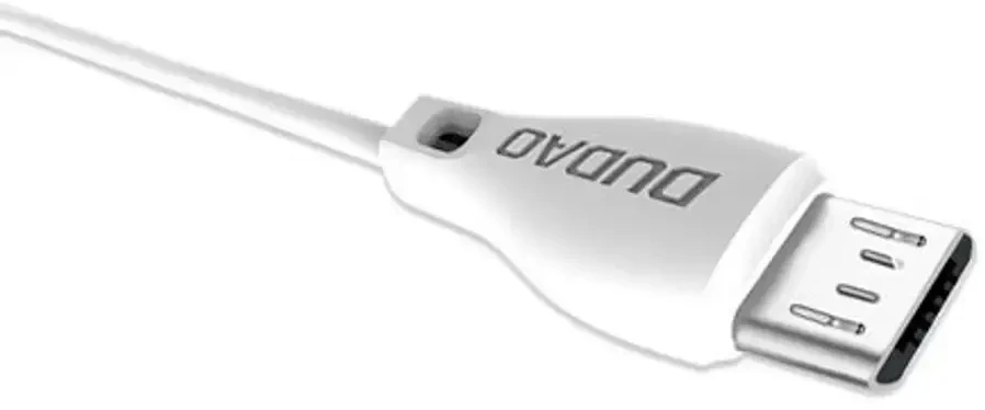 Dudao L4M USB-A - MicroUSB 2.4 A Cable 1m - Baltas