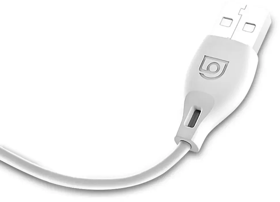 Dudao L4M USB-A - MicroUSB 2.4 A Cable 1m - Baltas