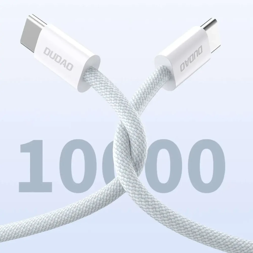 Dudao L6C duomenų perdavimo ir įkrovimo kabelis | USB-C į USB-C | 60W | 2 m | mėlynas