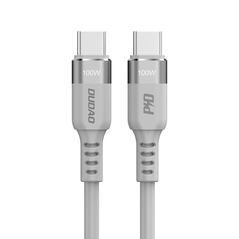 USB laidas Dudao USB-A – USB-C 1 m pilkas (dudao_20201019171303)