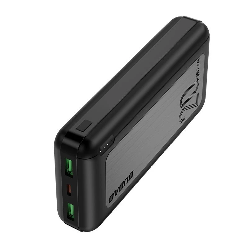 Išorinė baterija Power Bank Dudao K12PQ+ PD 20W QC 3.0 2xUSB-A/Type-C 20000mAh balta