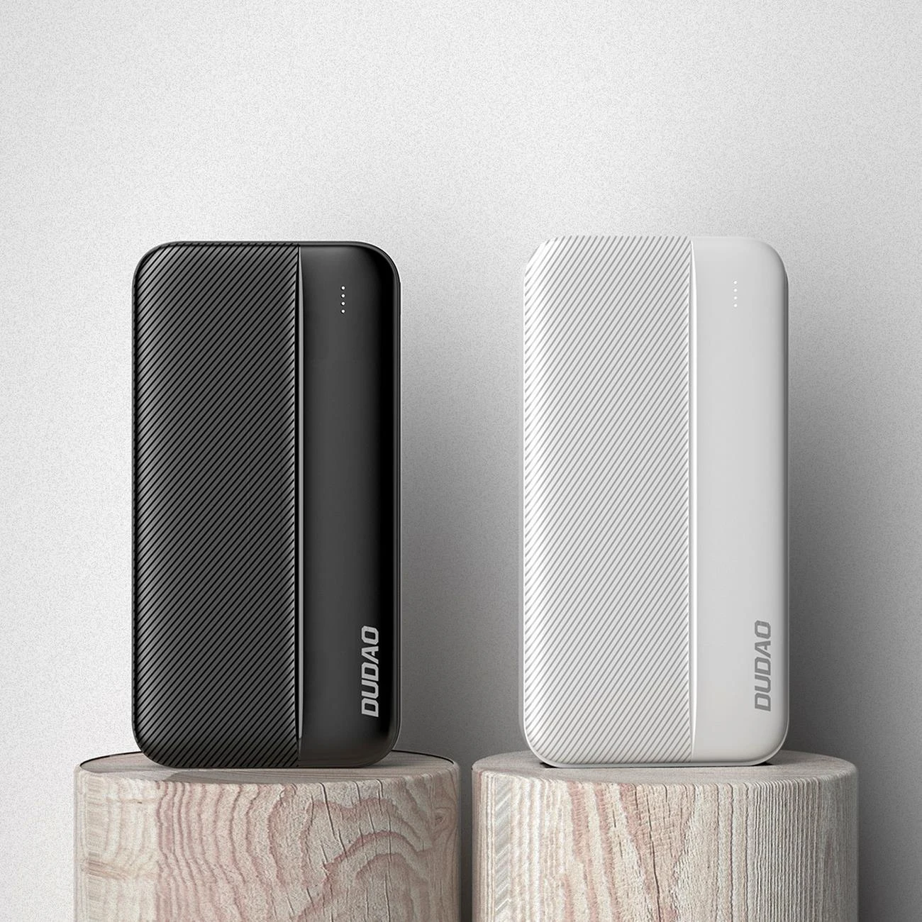 Dudao powerbank 20000mAh 2xUSB-A 10W baltos spalvos (K4S+)