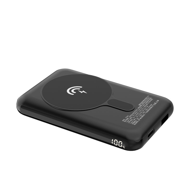 Dudao TGK1 power bank MagSafe wireless charger 20W 10000mAh juodos spalvos (TGK1-juodos spalvos)