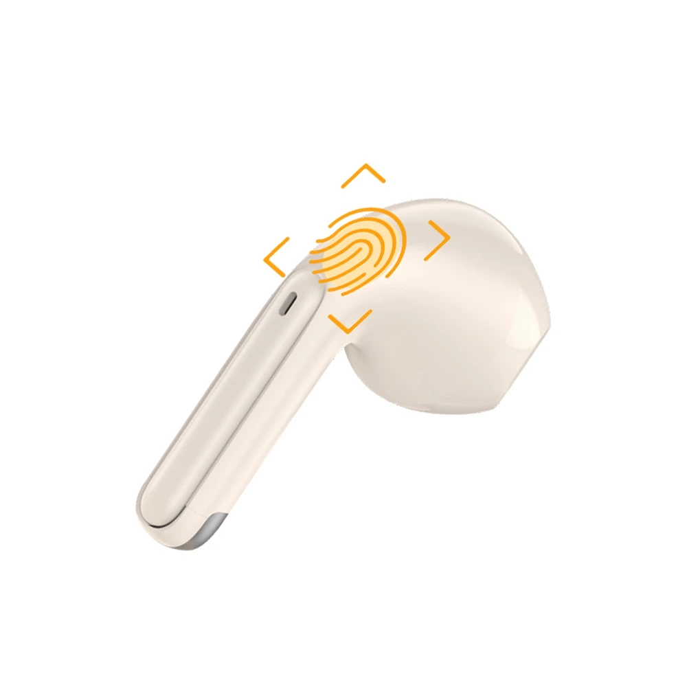 Dudao U18 Bluetooth 5.1 TWS belaidės ausinės - beige