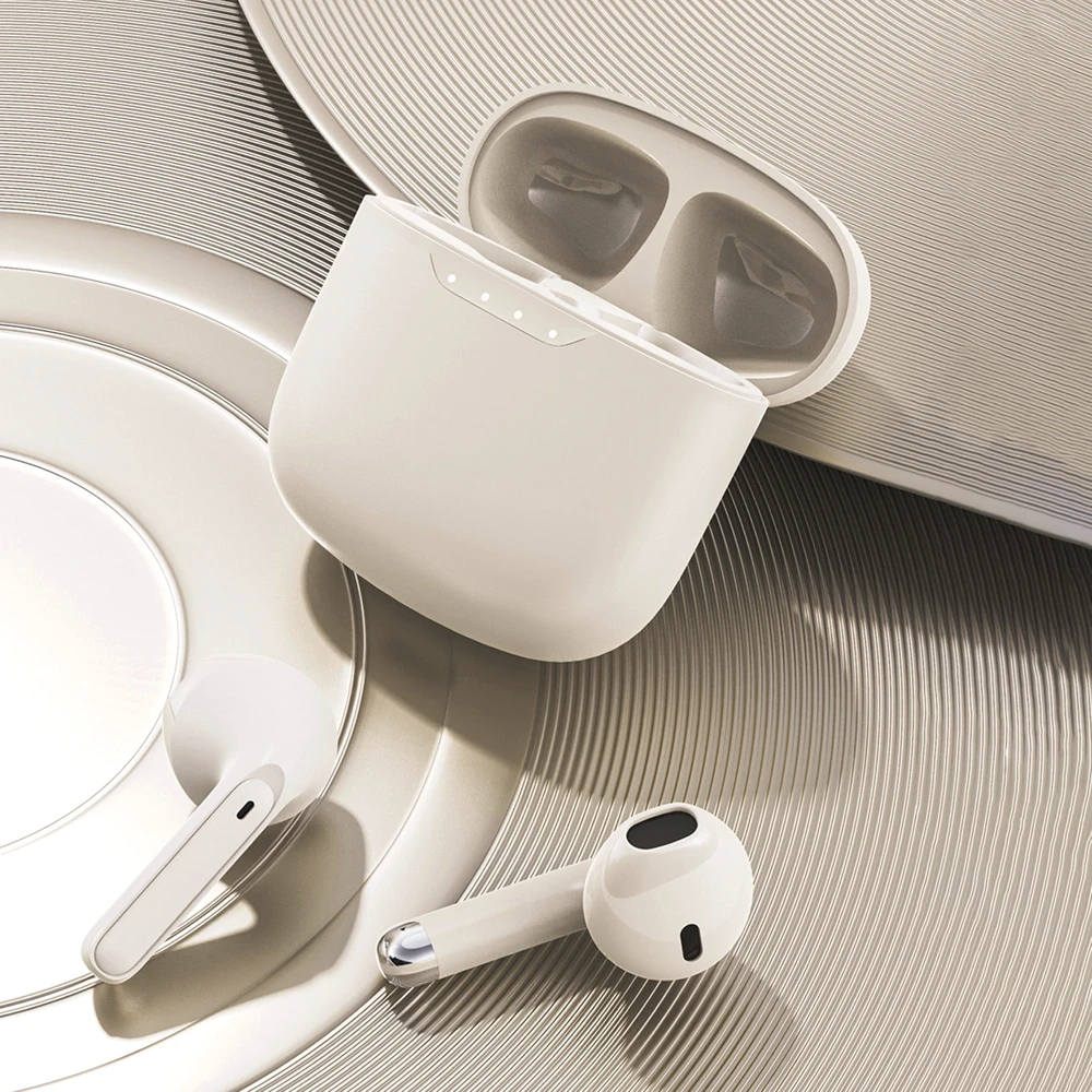 Dudao U18 Bluetooth 5.1 TWS belaidės ausinės - beige