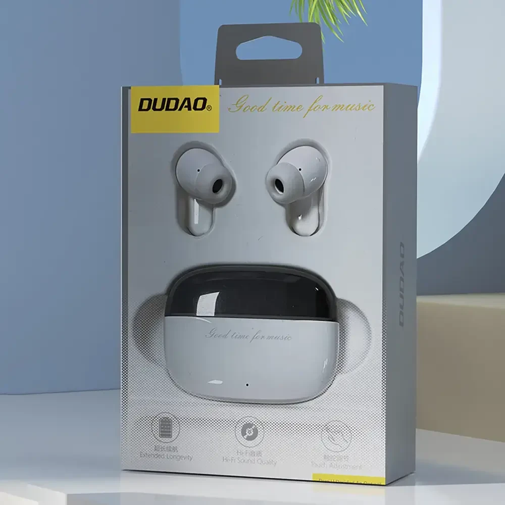 Dudao U8 Pro TWS belaidės ausinės - baltas