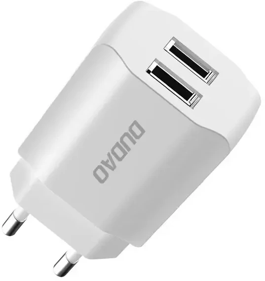 Įkroviklis Dudao (A2EU) (2xUSB 2.4A) baltas