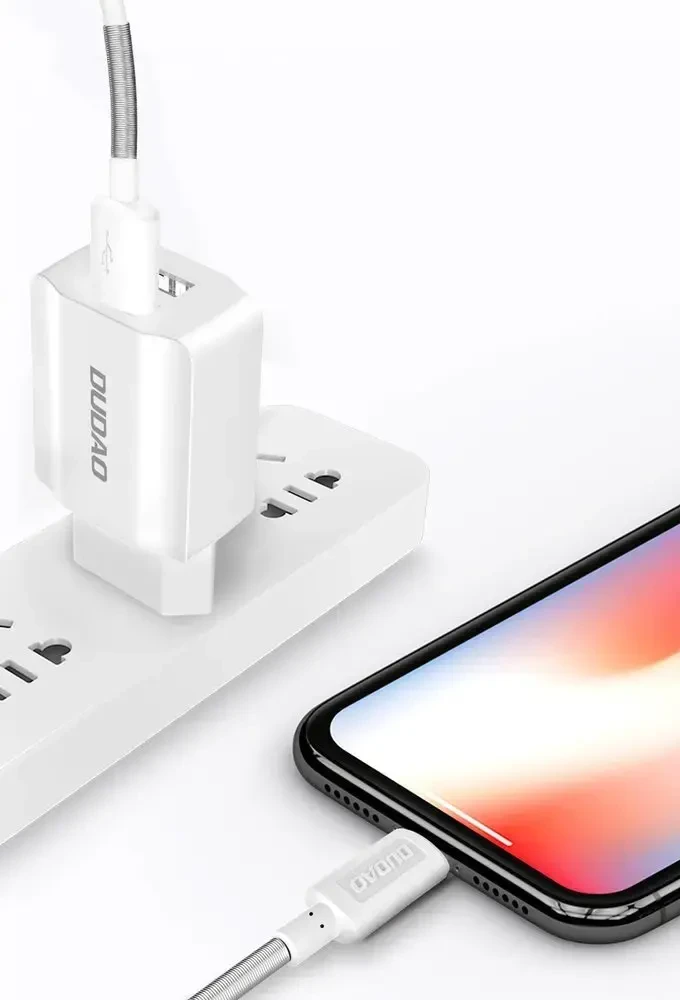 Įkroviklis Dudao (A2EU) (2xUSB 2.4A) baltas