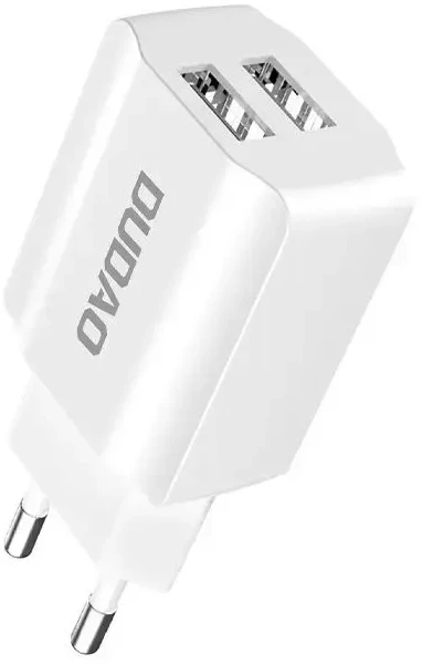 Įkroviklis Dudao (A2EU) (2xUSB 2.4A) baltas