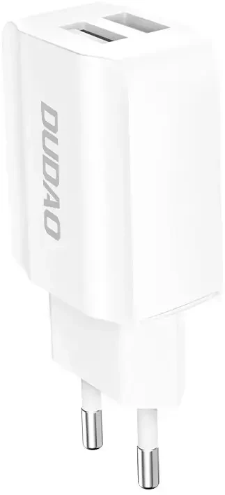 Įkroviklis Dudao (A2EU) (2xUSB 2.4A) baltas