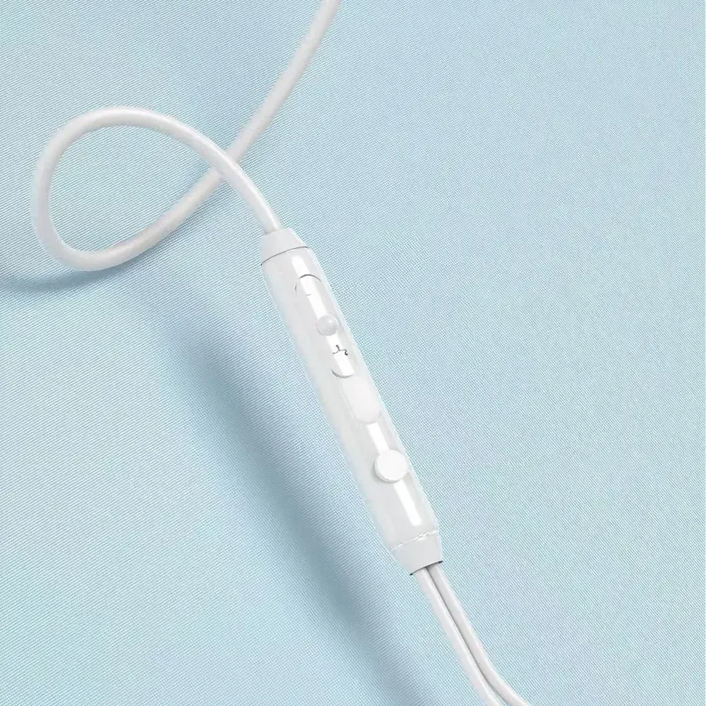 Dudao X3+ laidinės USB-C ausinės su mikrofonu - Baltos