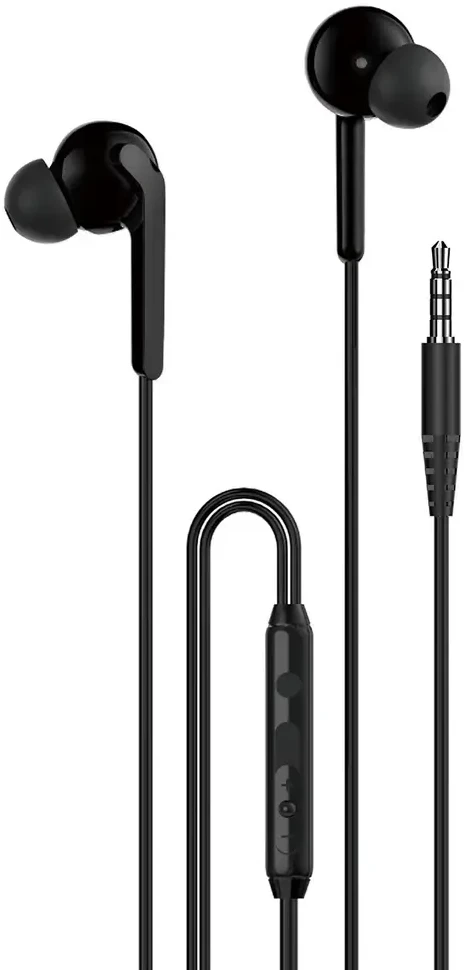 Dudao X3+ Įstatomos į ausis ausinės, su laidu, 3.5mm minijack - juodas