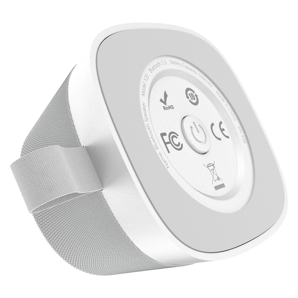 Dudao Y20 belaidis garsiakalbis su magnetiniu laikikliu „Bluetooth“ 5.3 – sidabrinis
