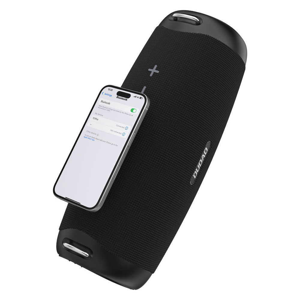 Dudao Y21Pro Belaidės Speaker with RGB Backlight Bluetooth 5.3 - Juodas