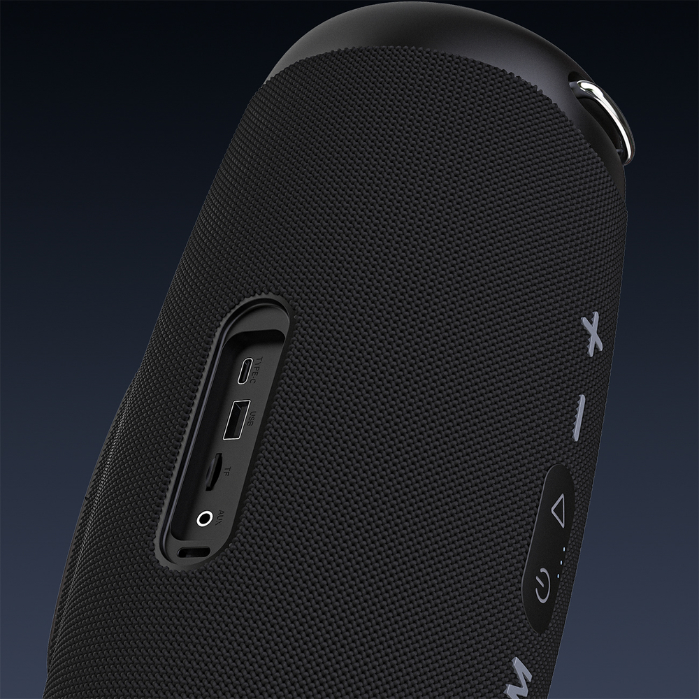Dudao Y21Pro Belaidės Speaker with RGB Backlight Bluetooth 5.3 - Juodas