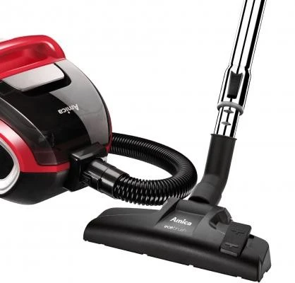 Dulkių Siurblys - Amica Bagio VM3044 1.5L Be Maišelio 900W Juodas/Sidabrinis/Raudonas