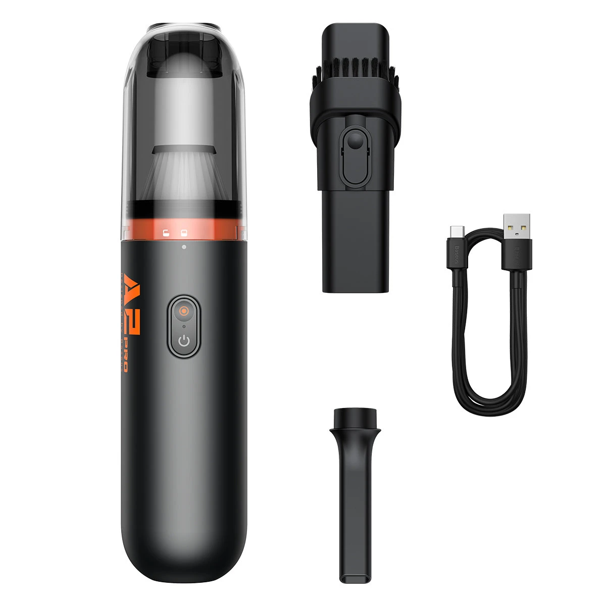 Dulkių siurblys Baseus A2Pro Cordless Car Vacuum Cleaner 6000Pa (juodas)
