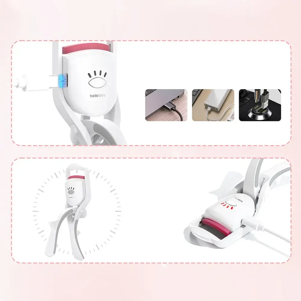 Dulkių siurblys Belleskin by MAXGROOM BM2310 Heated Eyelash Suktukas - Baltas
