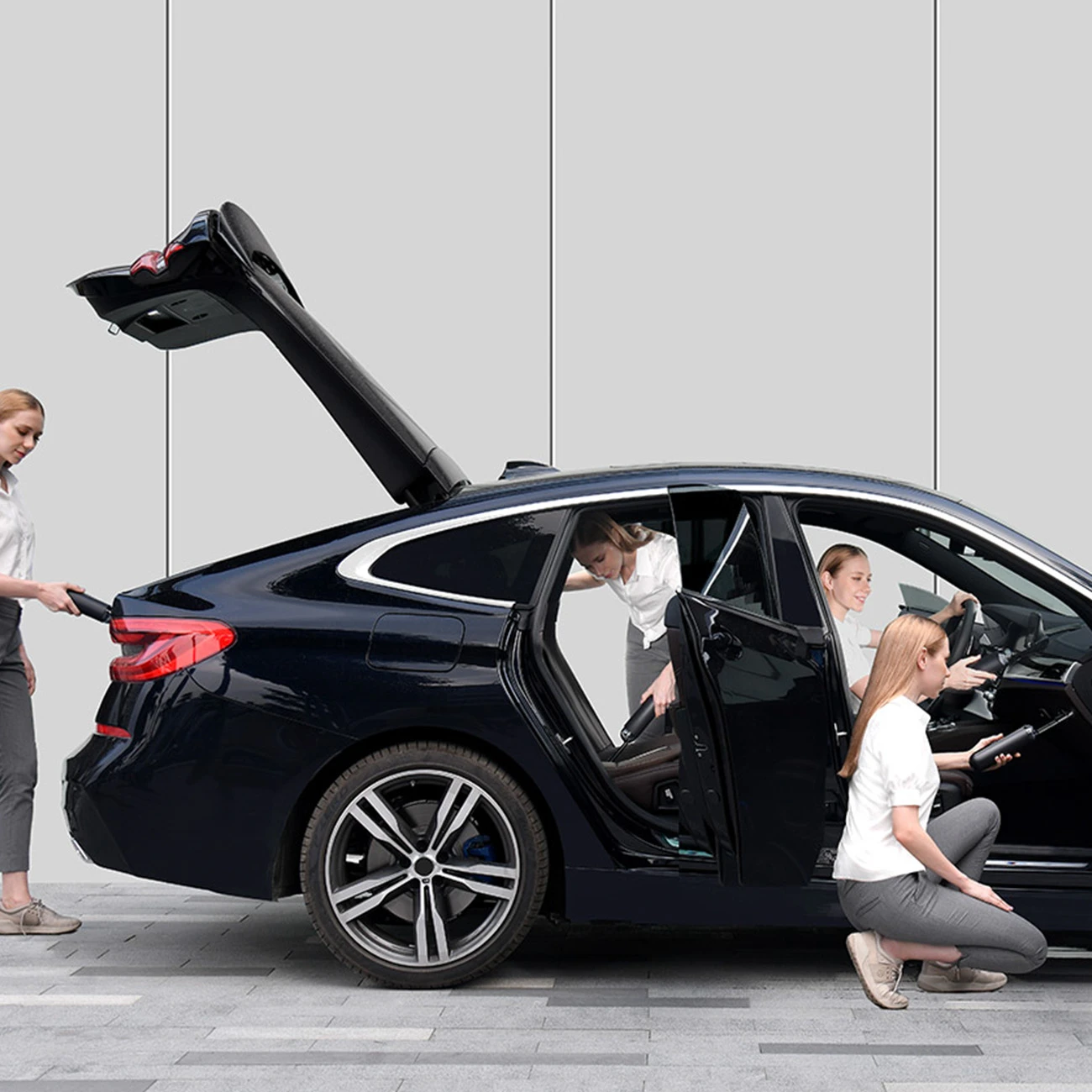 Automobilinis dulkių siurblys Baseus A2Pro 6000Pa (baltas)