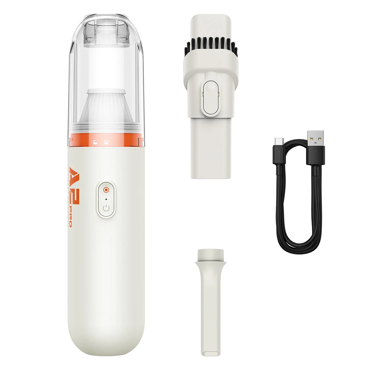 Automobilinis dulkių siurblys Baseus A2Pro 6000Pa (baltas)