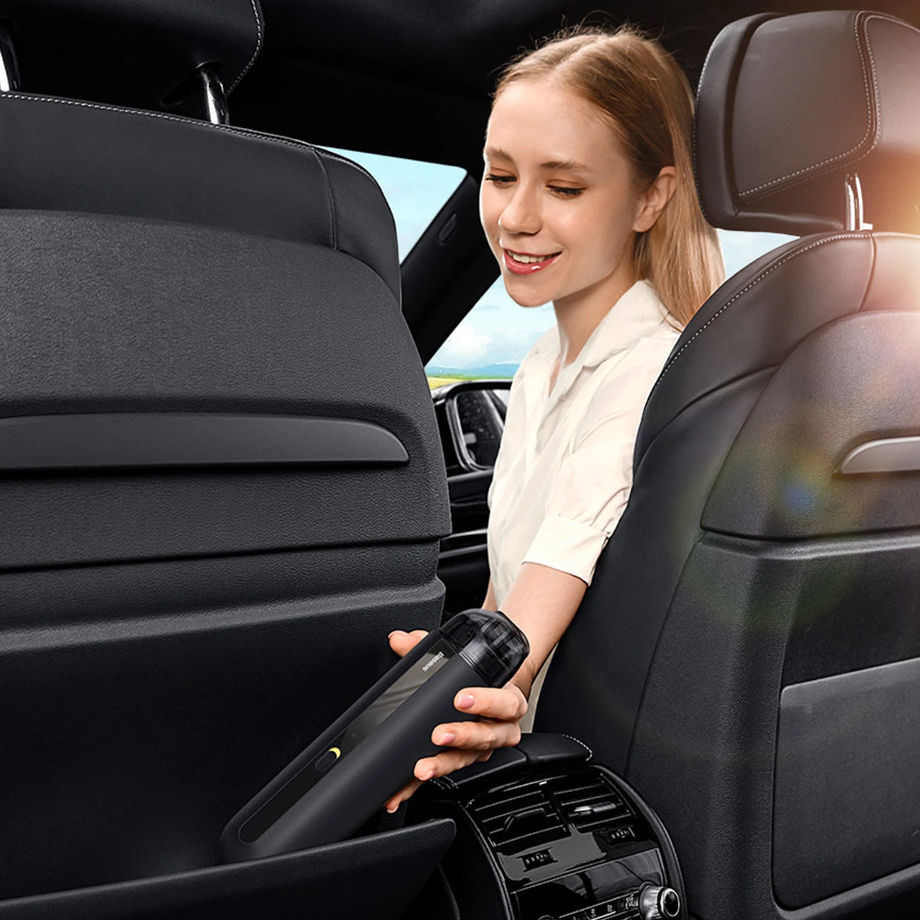 Automobilinis dulkių siurblys Baseus A2Pro 6000Pa (baltas)