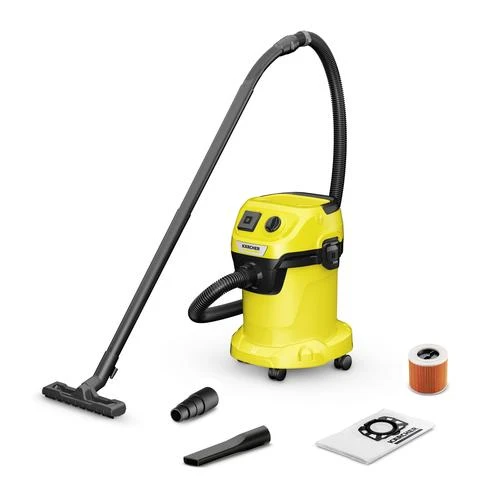 Dulkių siurblys Karcher WD 3 P V-17/4/20 su elektros lizdu