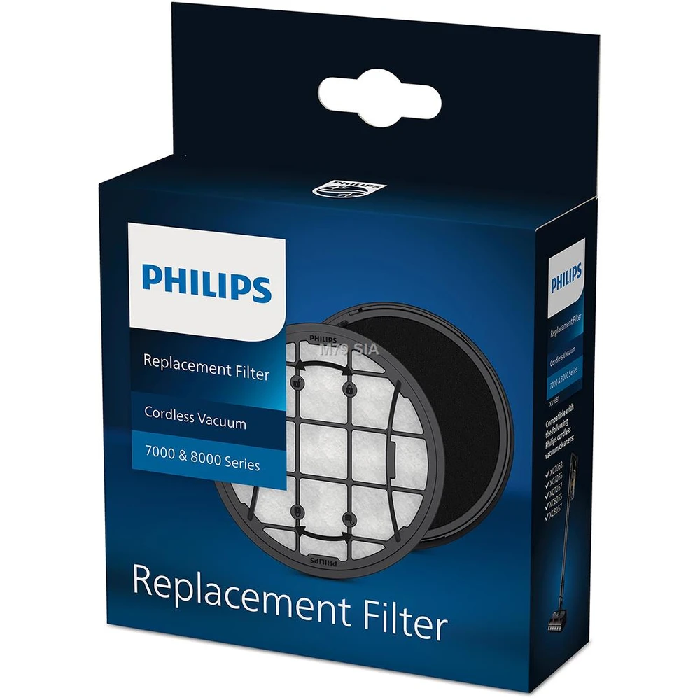 „Philips“ pakaitinis filtras XV1681/01, suderinamas su: XC7053, XC7055, XC7057, XC8055, XC8057