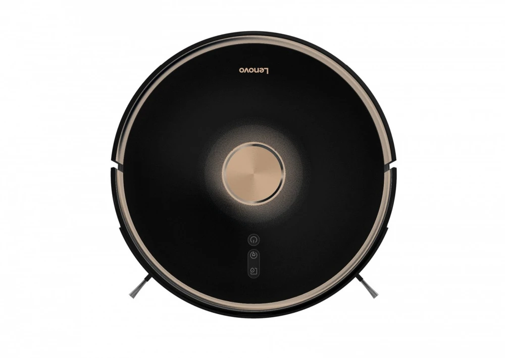 Dulkių siurblys - robotas Lenovo T1S Pro su savaiminio išsivalymo stotele, Juodas