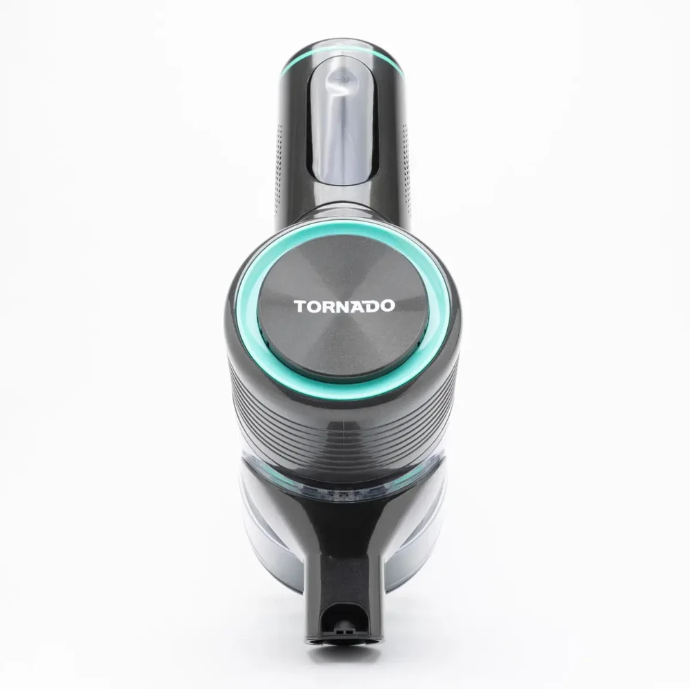 TORNADO VCHSD300GC | 300 W belaidis vertikalus rankinis dulkių siurblys su HEPA filtru ir LED antgalio apšvietimu