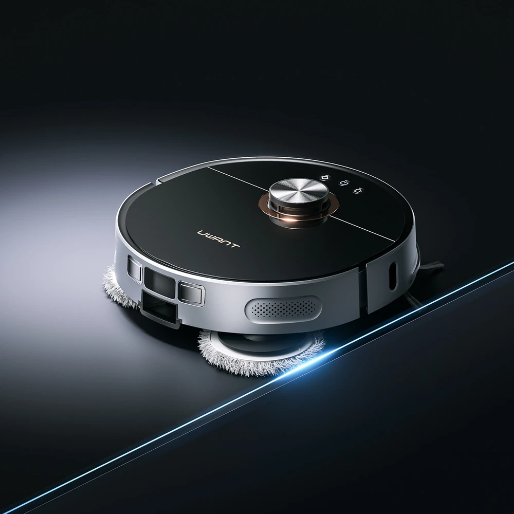 UWANT U200 Pro plaunantis dulkių siurblys robotas su išmania išsivalymo stotele
