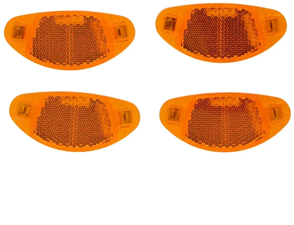 Atspindžiai dviračio stipinams, 4 vnt., Dunlop