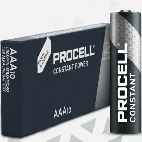 Duracell Baterijos Procell AAA LR3, 10 vnt.