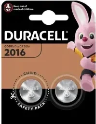 „DURACELL DL2016“ lizdinė pakuotė, 2 vnt.