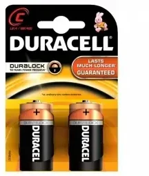 Duracell MN 1400 Basic C (LR14) Blister Pack 2pcs