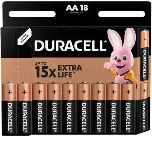 Duracell MN 1500 Basic AA (LR6) Blister Pack 18pcs