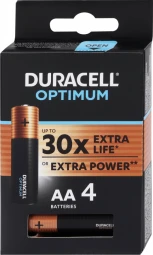BATTERIES DURACELL OPTIMUM AA 4PCS