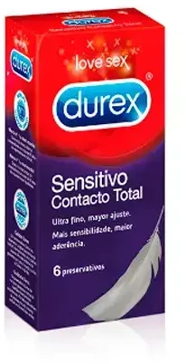 Durex Prezervatyvai Total Contact 6U