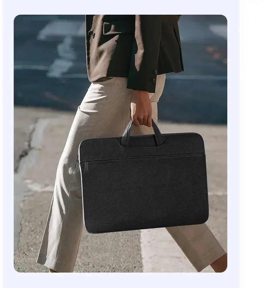 DUX DUCIS bag LBTC for laptop 14-15,4" Horizontal Handbag juodas