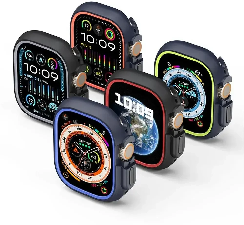Dux Ducis dėklas BAMO Apple Watch Ultra / Ultra 2 49 mm vidurnakčio pilkoms